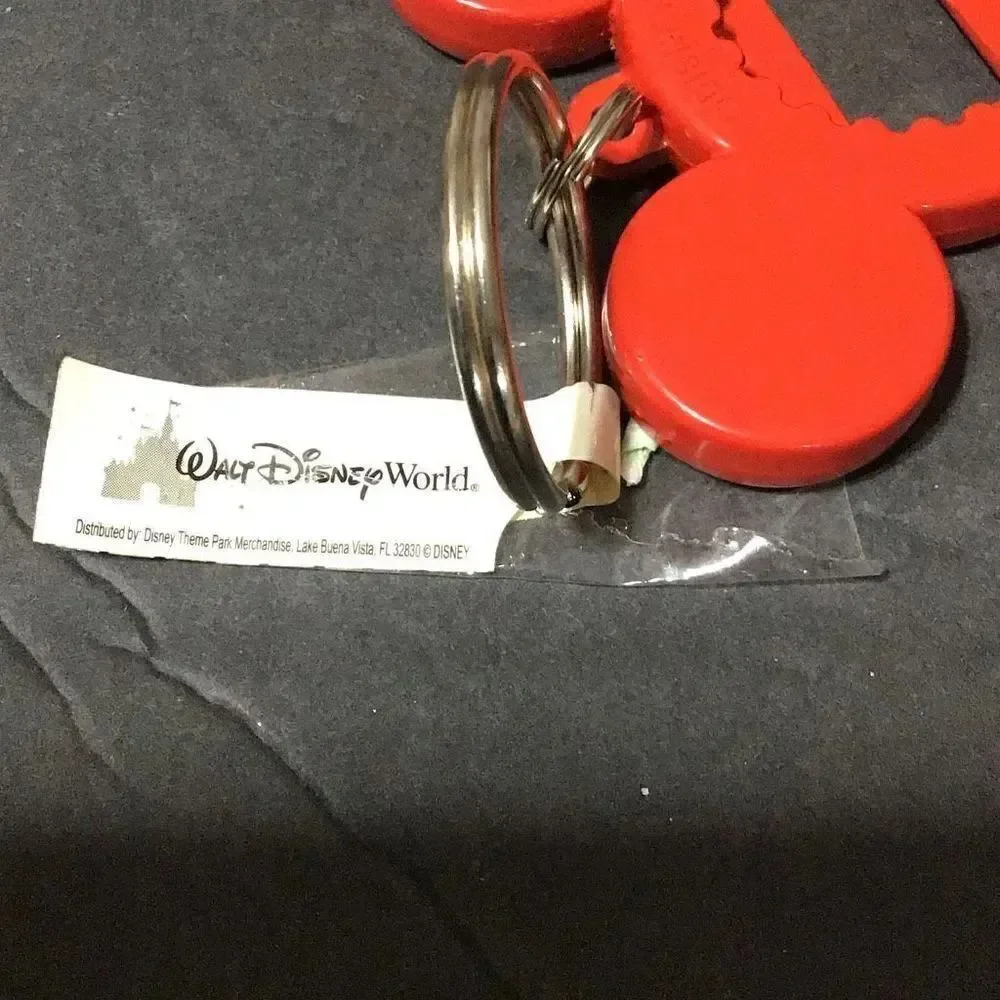 Disney Mickey Mouse bottle and pop top opener key chain